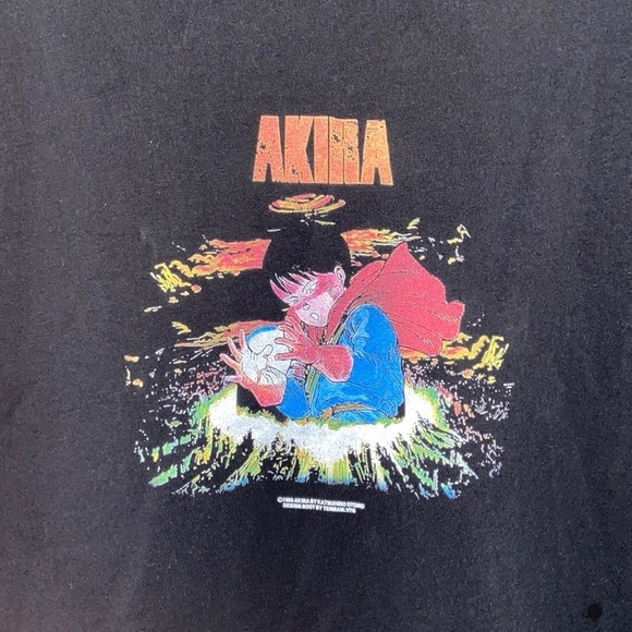 Akira Custom Made Merch Tee Designer Streetwear NWT UNI Sample Sale XL oversized - Picture 2 of 6